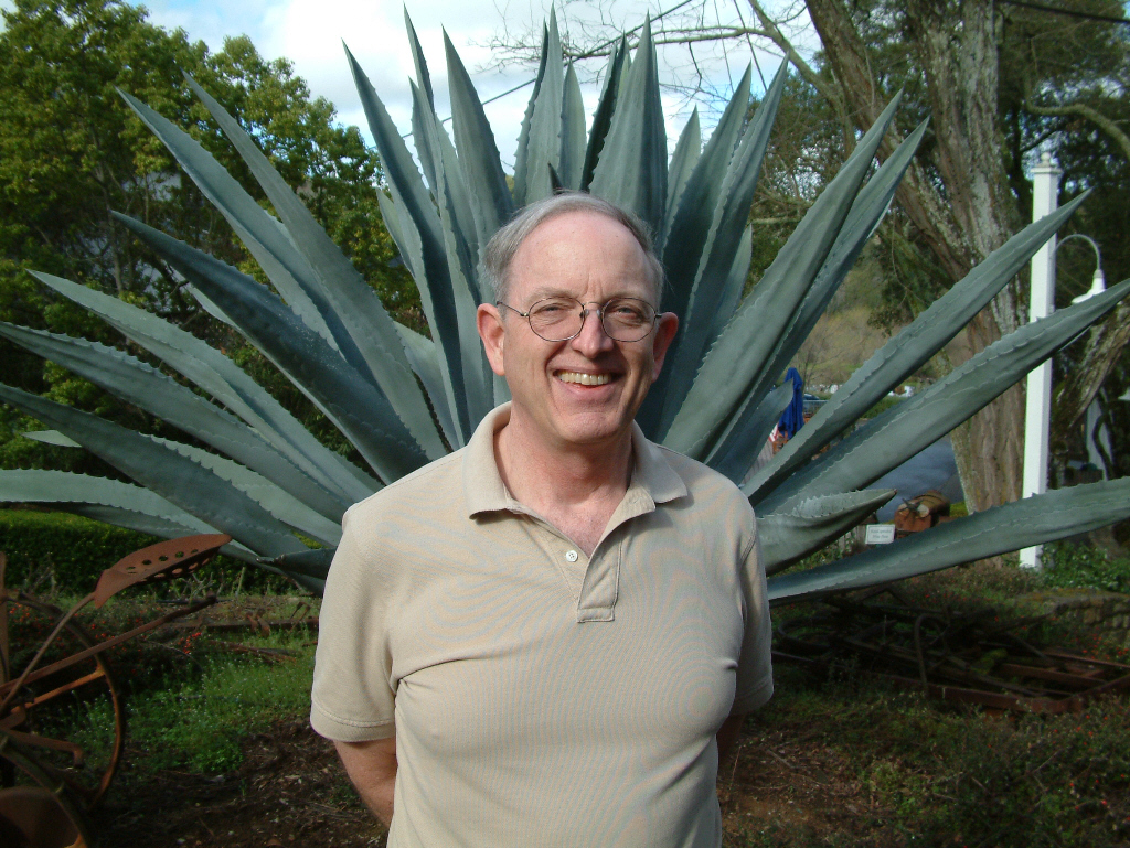 David outside Benziger Winery