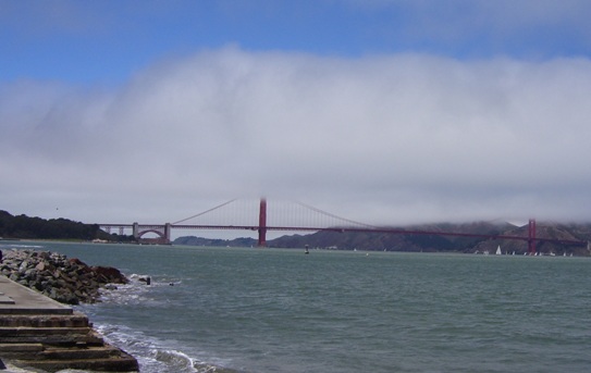 foggy Golden Gate