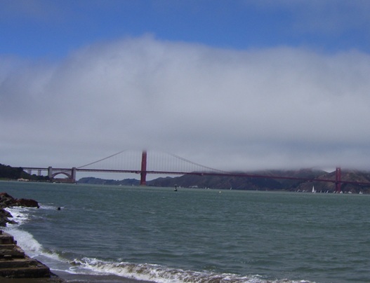 foggy Golden Gate