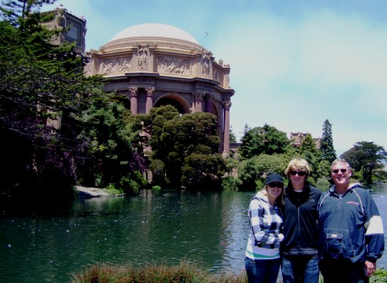 Adrienne, Dwight and Greg - Palace of Fine Arts